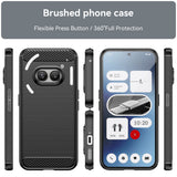 Husa de protectie Techsuit Carbon Silicone compatibil cu Nothing Phone (2a) / (2a) Plus, Negru