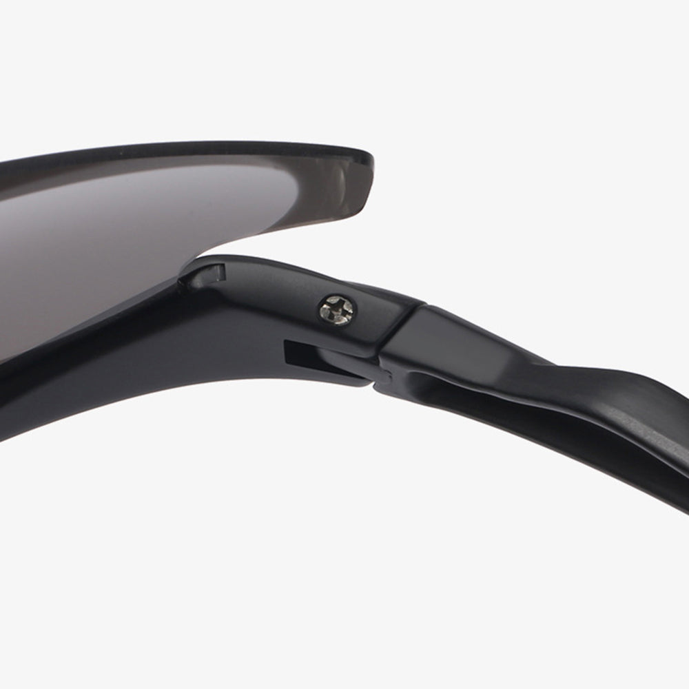 Techsuit Bike Glasses (1806), for Cycling and Sport Outdoor Activities, with UV Protection, Unisex, Negru / Blue Purple