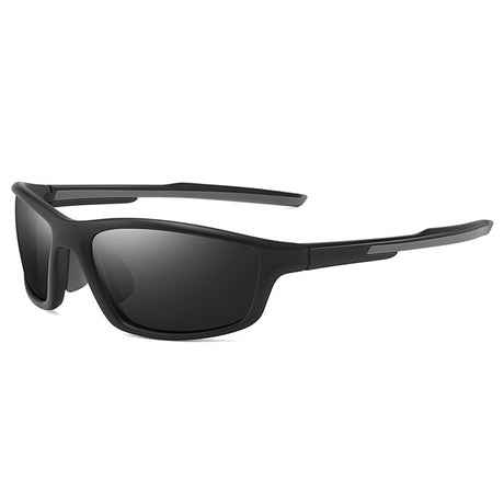 Techsuit Bike Glasses (3047), for Cycling and Sport Outdoor Activities, with UV Protection, Unisex, Negru