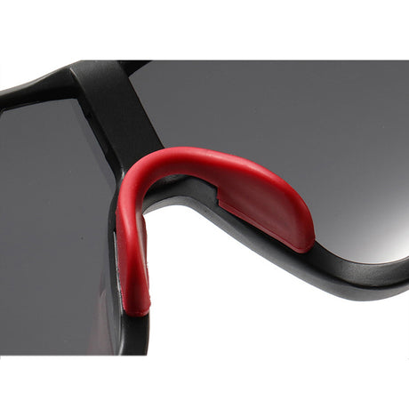 Techsuit Bike Glasses (9330), for Cycling, Sport Outdoor Activities, PC Frame and Lens, Unisex, Negru / Red / Orange