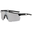 Techsuit Bike Glasses (9963), for Cycling, Sport Outdoor Activities, with PC Frame and Lens, Unisex, Negru / Gray