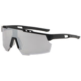 Techsuit Bike Glasses (9963), for Cycling, Sport Outdoor Activities, with PC Frame and Lens, Unisex, Negru / Gray