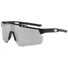 Techsuit Bike Glasses (9963), for Cycling, Sport Outdoor Activities, with PC Frame and Lens, Unisex, Negru / Gray