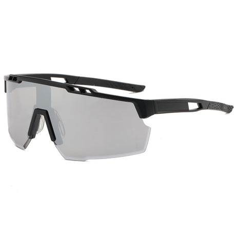 Techsuit Bike Glasses (9963), for Cycling, Sport Outdoor Activities, with PC Frame and Lens, Unisex, Negru / Gray