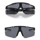Techsuit Bike Glasses (9963), for Cycling, Sport Outdoor Activities, with PC Frame and Lens, Unisex, Negru / Gray