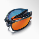 Techsuit Bike Glasses (24101), for Cycling and Sport Outdoor Activities, Polarized, Unisex, Negru