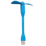 Techsuit Mini USB Fan (TUF1), Portable, Flexible, Bendable, 5V, Albastru