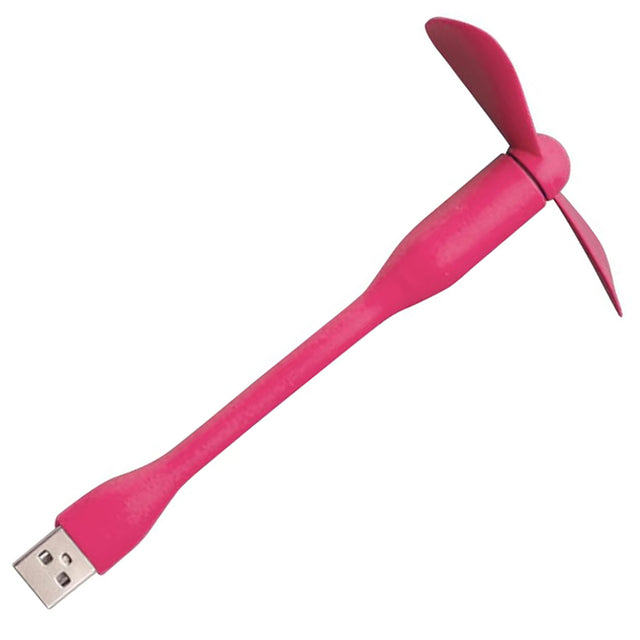 Techsuit Mini USB Fan (TUF1), Portable, Flexible, Bendable, 5V, Roz