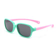 Techsuit Sunglasses Polarised (8192-C1), for Babies, Verde / Pink
