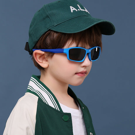 Techsuit Sunglasses Polarised (8202-C41), for Kids, Sport Type, Bleumarin