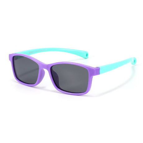 Techsuit Sunglasses Polarised (8260-C34), for Babies, Mov / Cyan