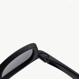 Techsuit Sunglasses Polarised (8306-C14), for Babies, Square Shape, with Strap, Negru / Red