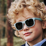 Techsuit Sunglasses Polarised (8306-C22), for Babies, Square Shape, with Strap, Nisipiu Pink