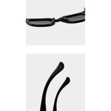 Ochelari de soare Techsuit (8351-C28), Patrati, Polarizati, Albastru inchis