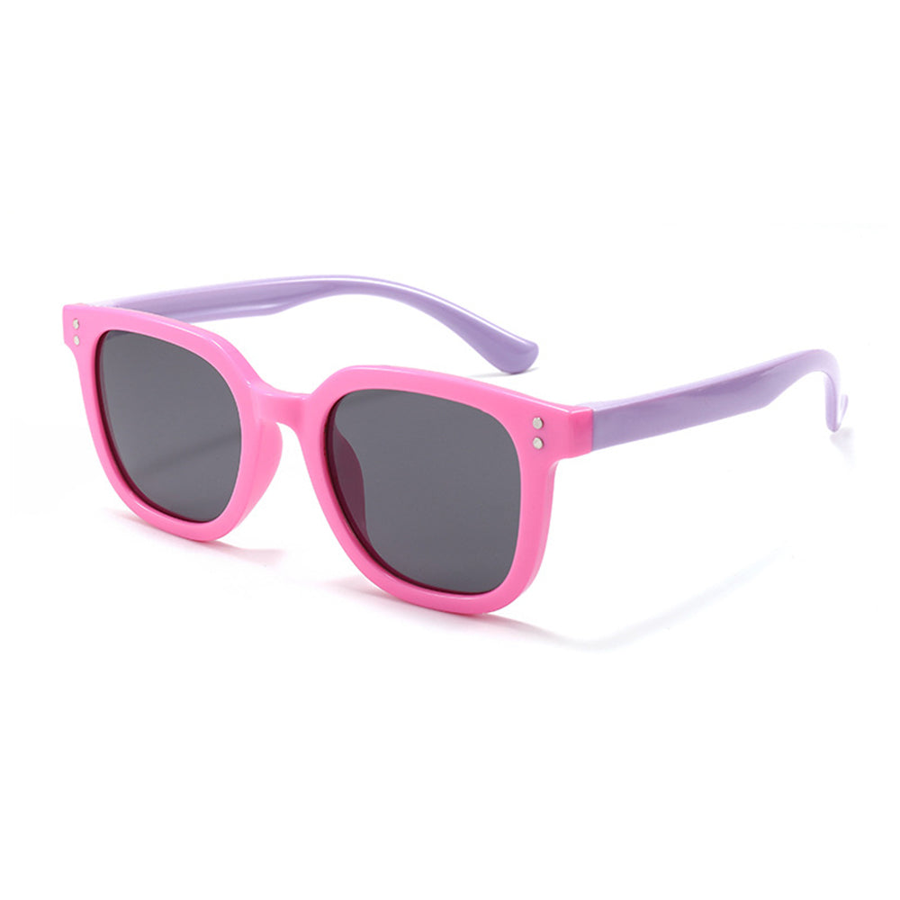 Ochelari de Soare Techsuit (8351-C42), Patrati, Polarizati, Roz