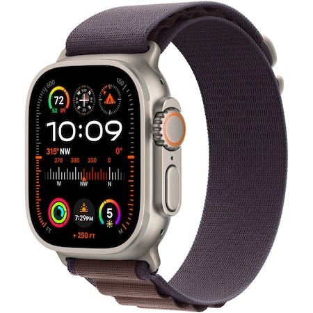 Apple Watch Ultra 2, GPS, Cellular, Carcasa Titanium 49mm, Indigo Alpine Loop - NotebookGsm