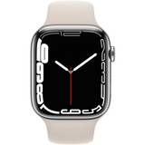 Second Hand - Apple Watch Series 7 Cellular, 45 mm, Starlight (alb) - starea de sanatate a bateriei: 87%