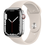 Second Hand - Apple Watch Series 7 Cellular, 45 mm, Starlight (alb) - starea de sanatate a bateriei: 87%