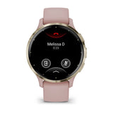 Smartwatch Garmin Venu 3S, GPS, Wi-Fi, curea silicon