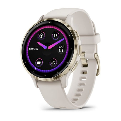 Smartwatch Garmin Venu 3S, GPS, Wi-Fi, curea silicon