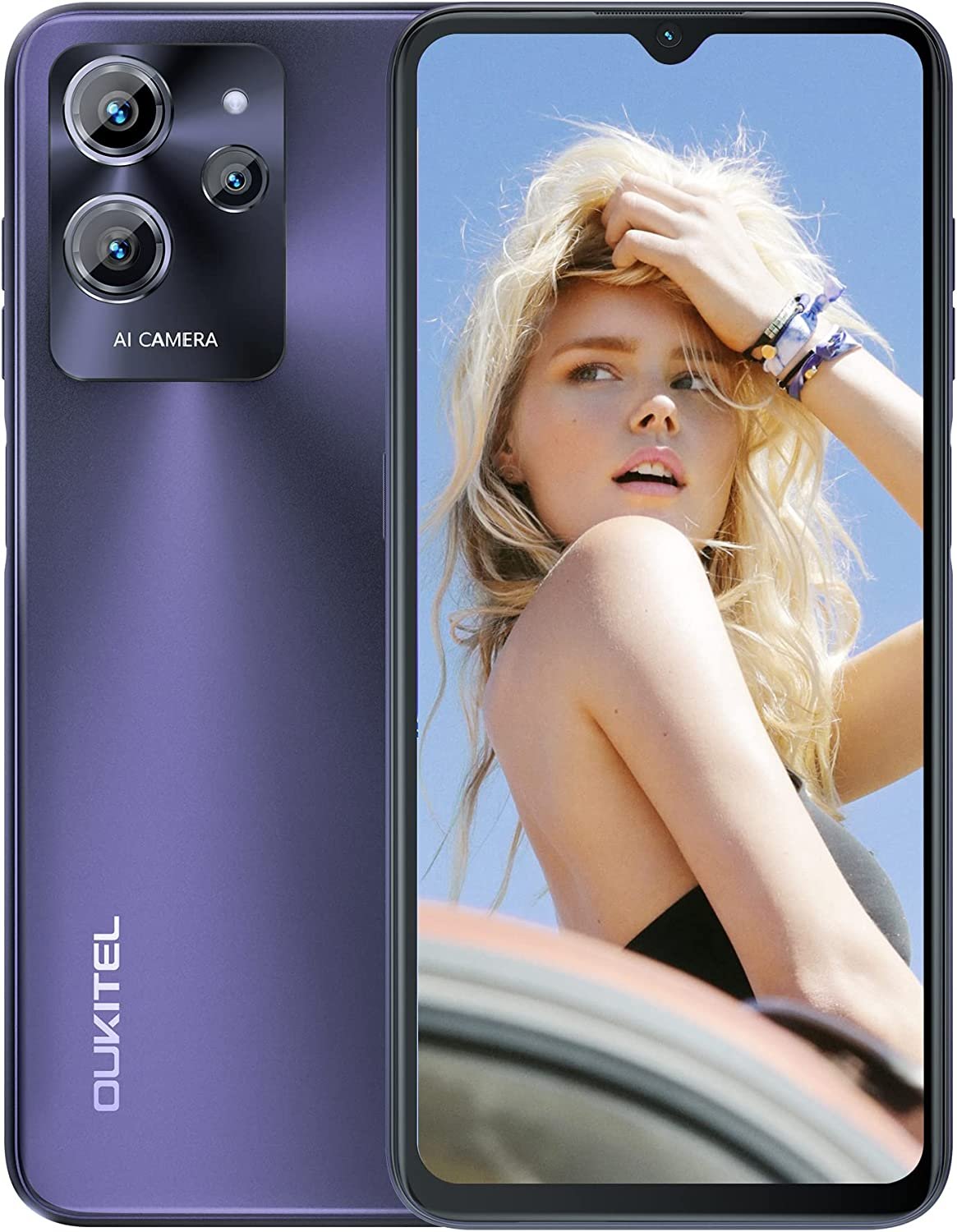 Telefon mobil Oukitel C32 - Purple / 8GB / 128 GB - NotebookGsm