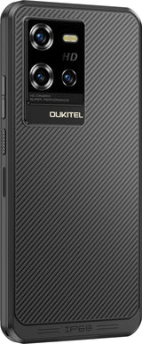 Telefon mobil Oukitel WP50, 5G, 6.60" HD+, 12GB RAM (4GB + 8GB extensibili), 256GB ROM, Android 14, MTK Dimensity 6100+, NFC, Face Unlock, Amprenta, 48MP, 6500mAh, Dual SIM