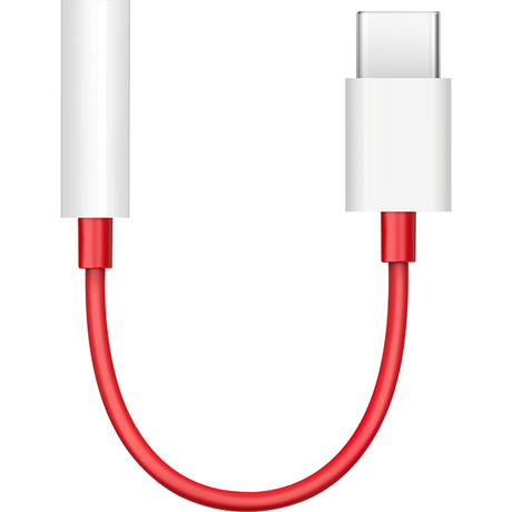 Adaptor Audio USB-C - 3.5mm OnePlus TC01W, 0.09m, Rosu 5461100024