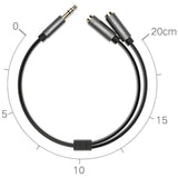 Adaptor Audio Splitter 3.5mm - 2 x 3.5mm UGREEN AV123, 0.2m