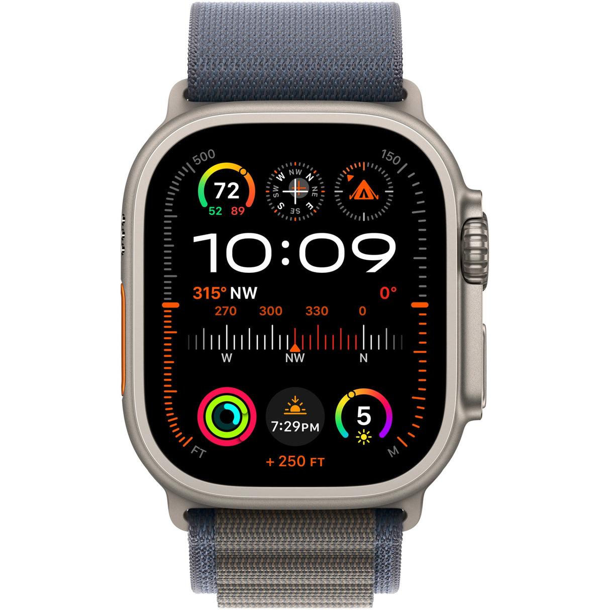 Apple Watch Ultra 2, GPS, Cellular, Carcasa Titanium 49mm, Blue Alpine Loop - Medium - NotebookGsm
