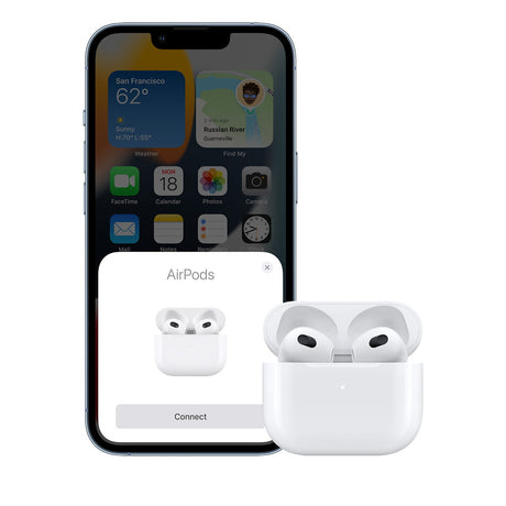 Casti APPLE AirPods 3, True Wireless, Bluetooth, In-Ear, Magsafe, Carcasa Incarcare Wireless, alb - NotebookGsm