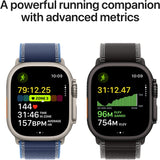 Apple Watch Ultra 3, GPS, Cellular, Carcasa Natural Titanium 49mm, Ancor Blue Ocean Band