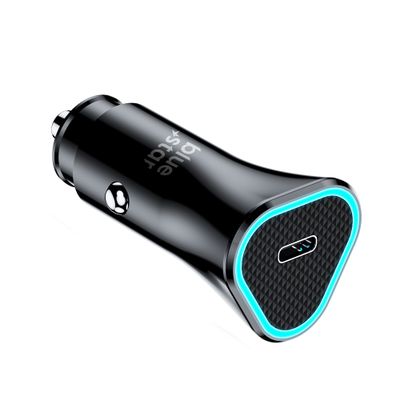 BLUE STAR încărcător auto Type C 3A 20W PD QC3.0 AFC negru
