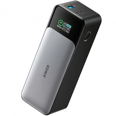 Baterie Externa Anker 737, 24000mAh, 140W, QC + PD, 1 x USB-A - 2 x USB-C, Neagra A1289011