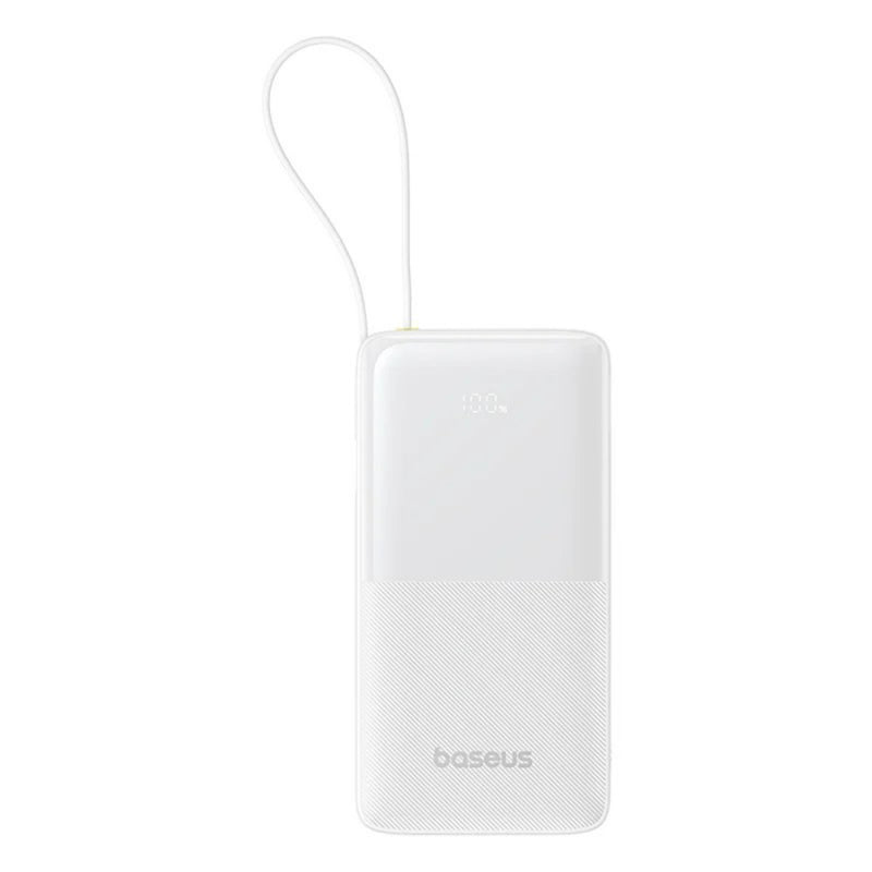 Baterie Externa Baseus Bipow 2, 20000mAh, 20W, 1 x USB-A - 2 x USB-C, Alba P10077101213-01
