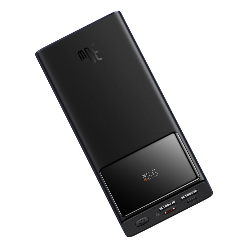 Baterie Externa Baseus Star Lord, 20000mAh, 30W, QC + PD, 1 x USB-C - 2 x USB-A, Neagra P10022904113-00