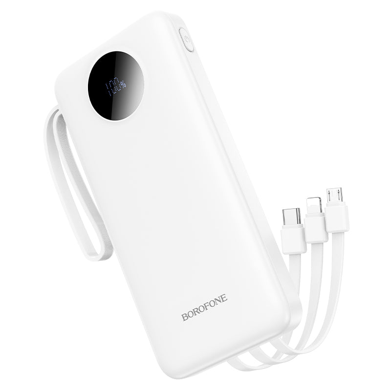 Baterie Externa Borofone BJ53 Power, 10000mAh, 10W, 1 x Lightning - 1 x microUSB - 1 x USB-A - 1 x USB-C