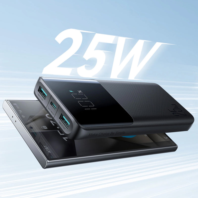Baterie Externa Joyroom JR-PBF20, 10000mAh, 25W, QC + PD, 1 x USB-C - 2 x USB-A