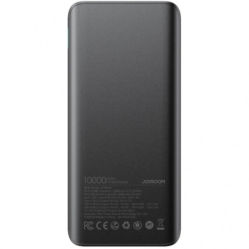 Baterie Externa Joyroom JR-PBF20, 10000mAh, 25W, QC + PD, 1 x USB-C - 2 x USB-A