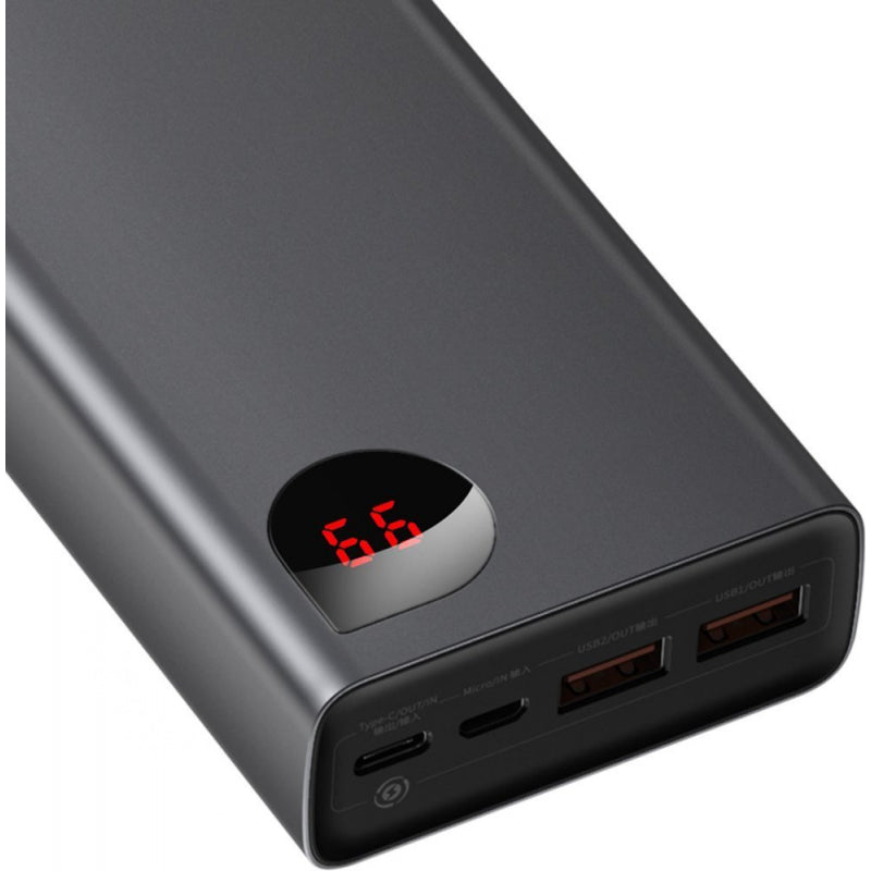 Baterie Externa Powerbank Baseus Adaman, 20000 mA, Power Delivery (PD) - Quick Charge 3.0, 65W, Neagra PPIMDA-D01