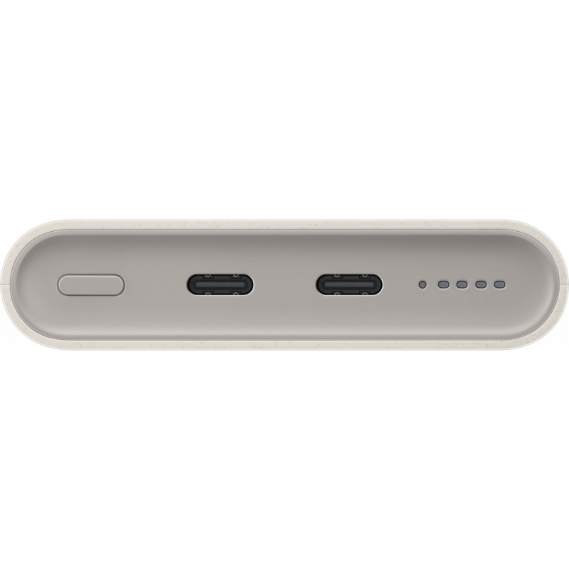 Baterie Externa Samsung, 10000mAh, 25W, PD + FQI, 1 x QI - 2 x USB-C, Bej EB-U2510XUEGEU