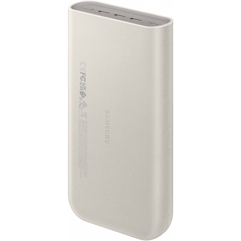 Baterie Externa Samsung, 20000mAh, 45W, PD, 3 x USB-C, Bej EB-P4520XUEGEU