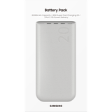 Baterie Externa Samsung, 20000mAh, 45W, PD, 3 x USB-C, Bej EB-P4520XUEGEU