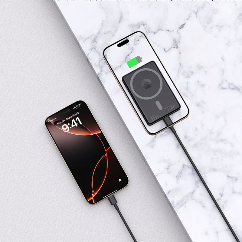 Baterie Externa Tech-Protect PB33 LifeMag, 5000mAh, 15W, FQI, 1 x QI - 1 x USB-C