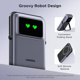 Baterie Externa Wireless UGREEN PB572 Uno, 10000mAh, 20W, PD + FQI, 1 x QI - 1 x USB-C
