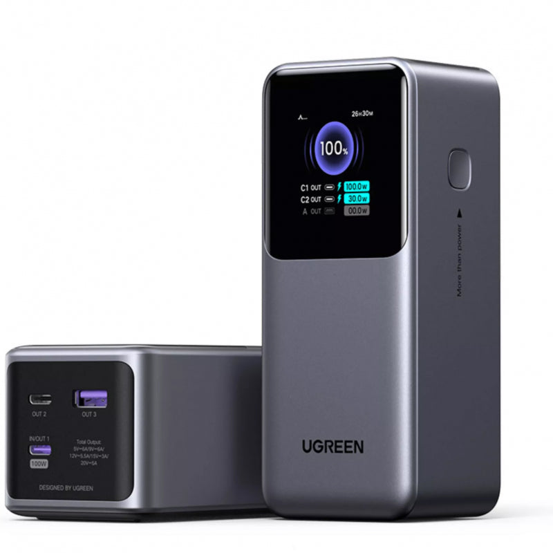 Baterie Externa UGREEN PB721, 20000mAh, 130W, QC + PD, 1 x USB-A - 2 x USB-C