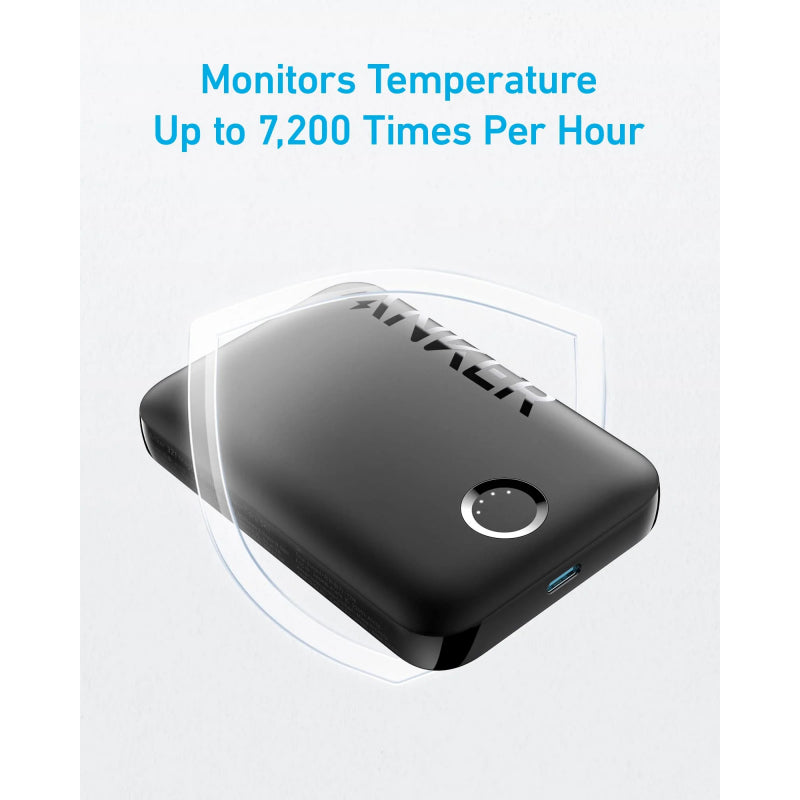 Baterie Externa Wireless Anker 321 MagGo, 5000mAh, 7.5W, 1 x QI, Neagra A1616G11