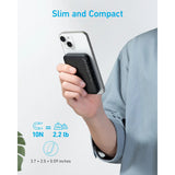Baterie Externa Wireless Anker 321 MagGo, 5000mAh, 7.5W, 1 x QI, Neagra A1616G11