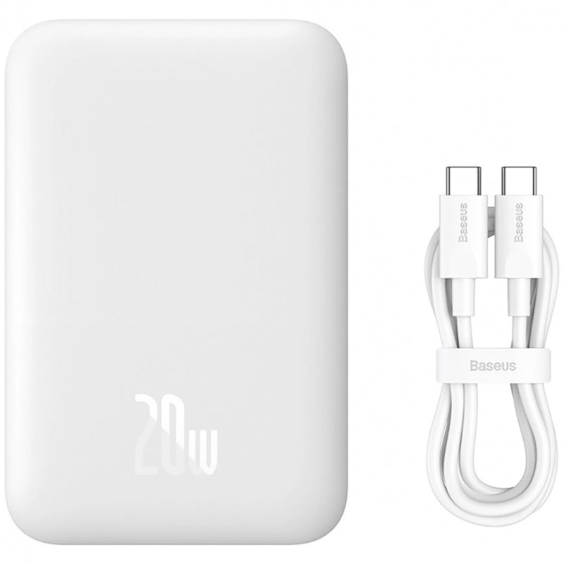 Baterie Externa Wireless Baseus Magnetic Mini, 6000mAh, 20W, PD + FQI, 1 x USB-C