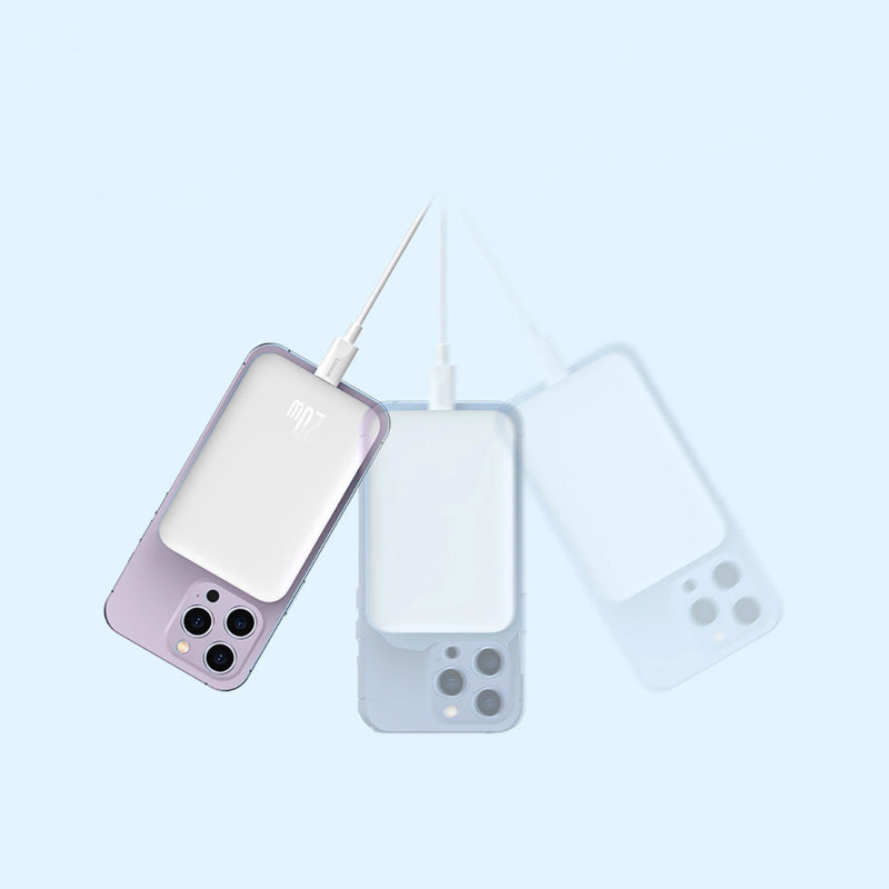 Baterie Externa Wireless Baseus Magnetic Mini, 6000mAh, 20W, PD + FQI, 1 x USB-C