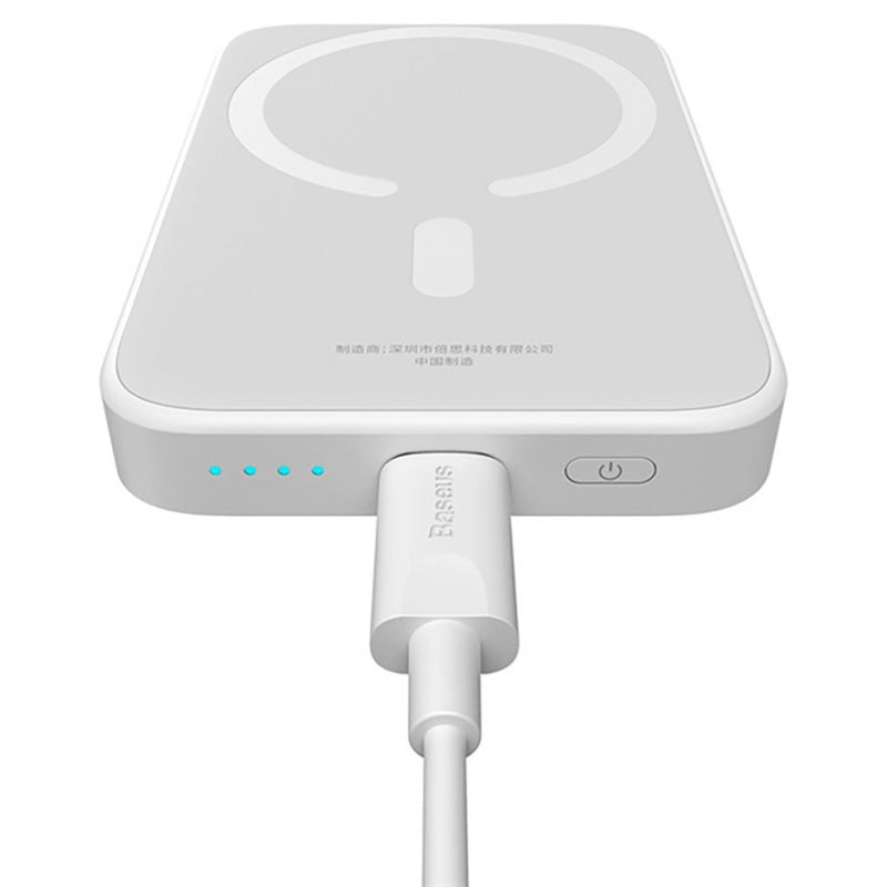 Baterie Externa Wireless Baseus Magnetic Mini, 6000mAh, 20W, PD + FQI, 1 x USB-C